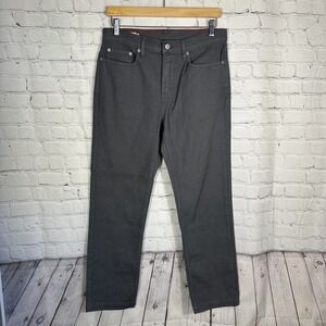 American Giant Roughneck Stretch Canvas Straight Pants Mens 30x30 Gray   NWOT